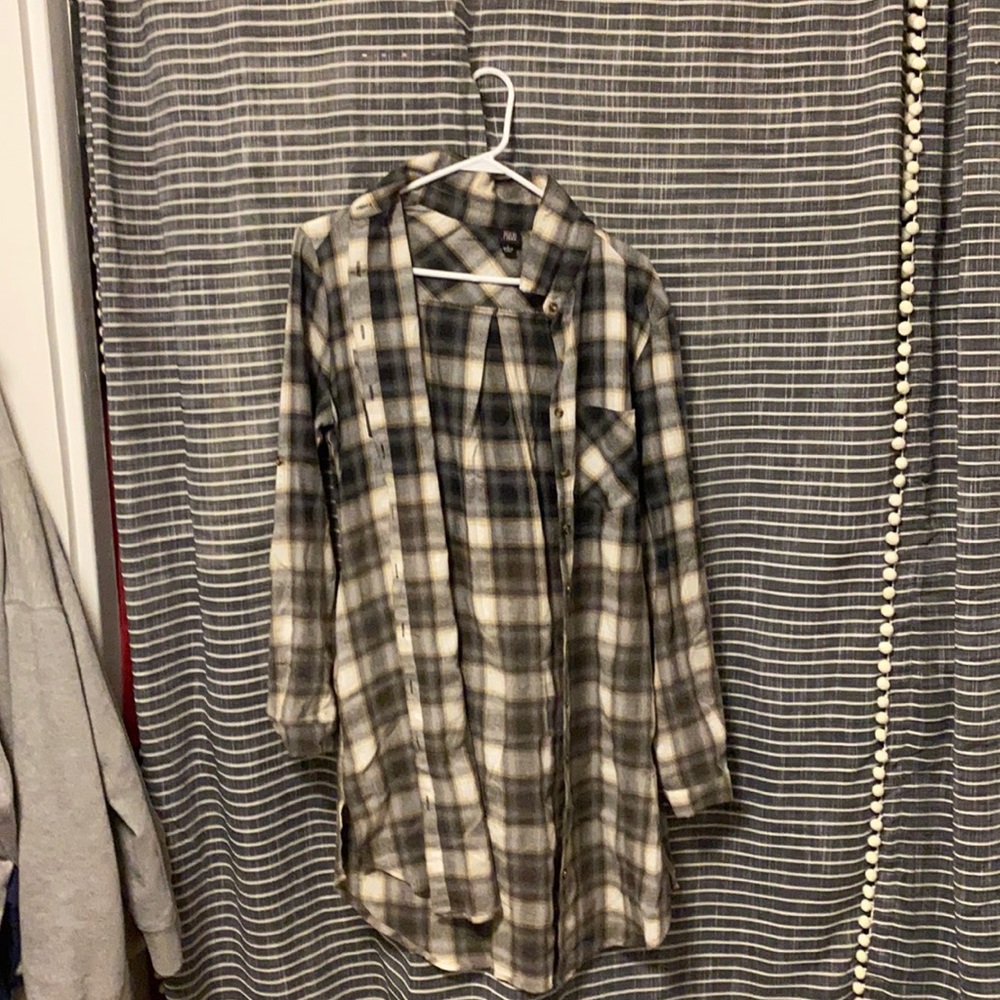 Long Button Up Flannel